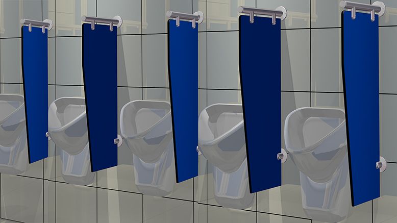 URINAL PARTITIONS