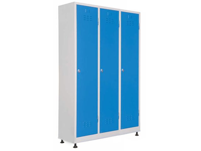 Triple Locker Cabinet