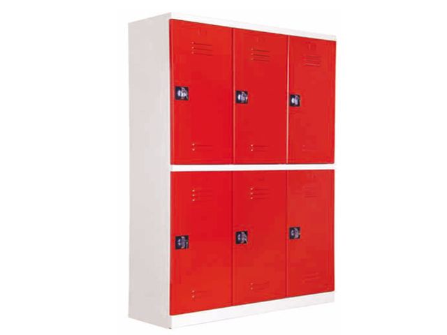 6-Piece New Type Locker Cabinet